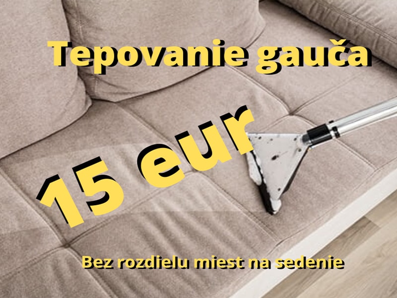 tepovanie 15 eur
